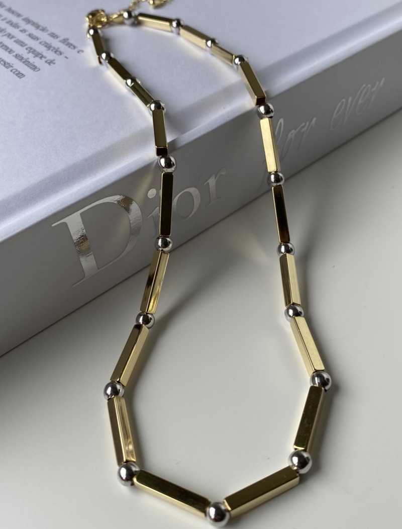 Mikabe - Necklace Square Tubes Mix Baths - MK953