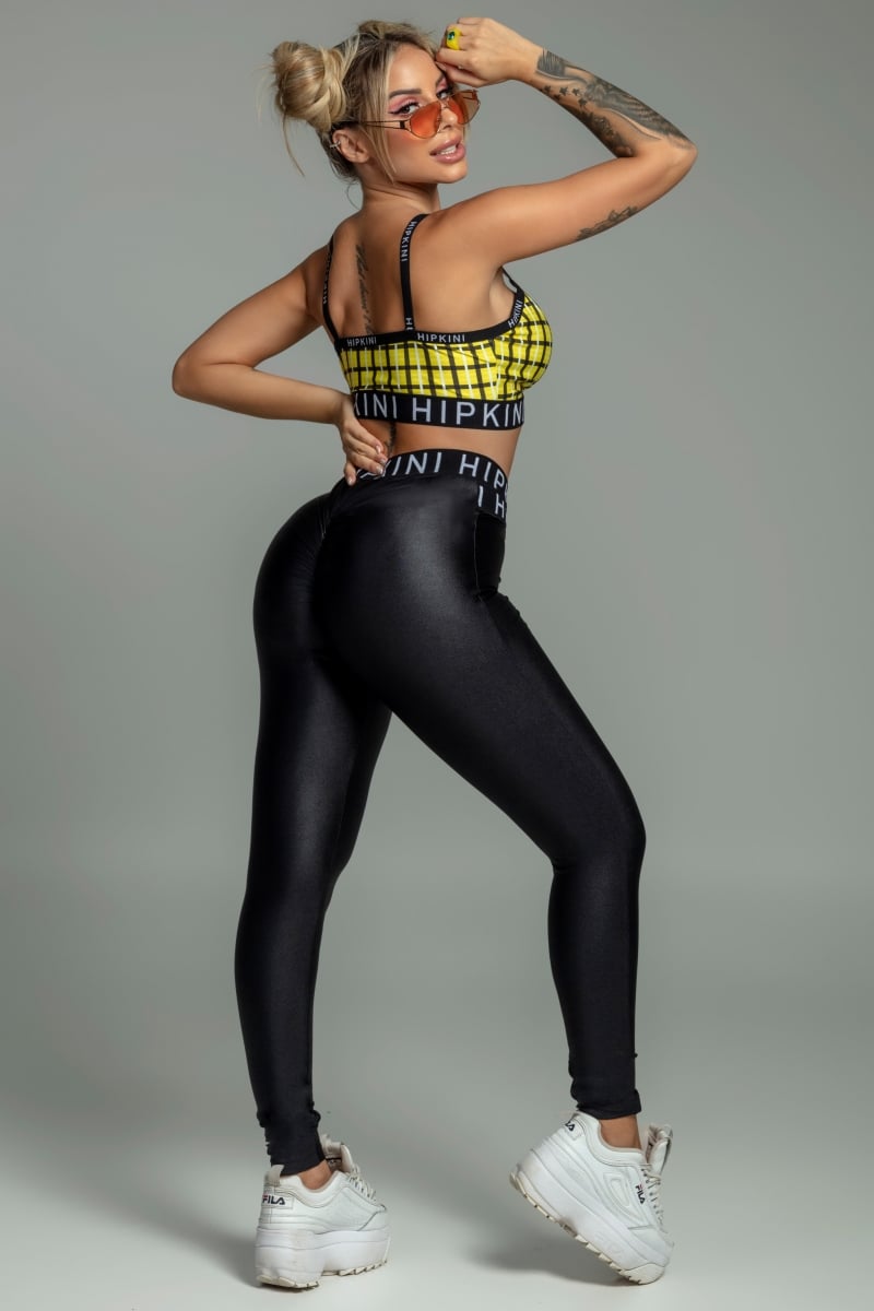 Hipkini - Top Glamor Fitness Checkered Print - 3339356 Hipkini - Top Glamor Fitness Checkered Print - 3339356