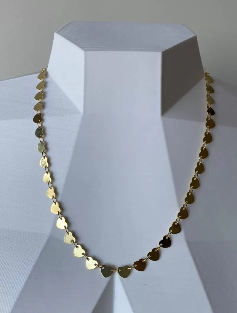Mikabe - Choker Plaquinhas Hearts - MK1016