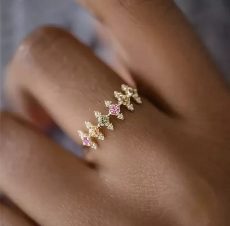Mikabe - Queen Ring Silver 925 - Size 7 (55mm) - MK1079