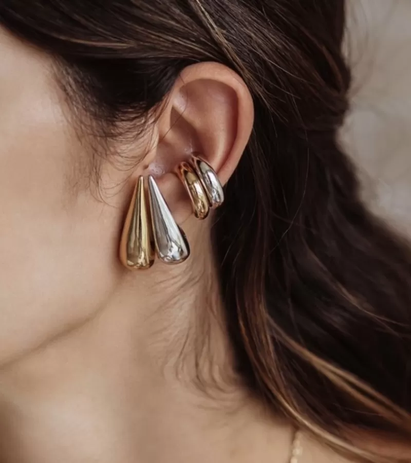 Mikabe - Gold Plain Fitting Piercing - MK1080