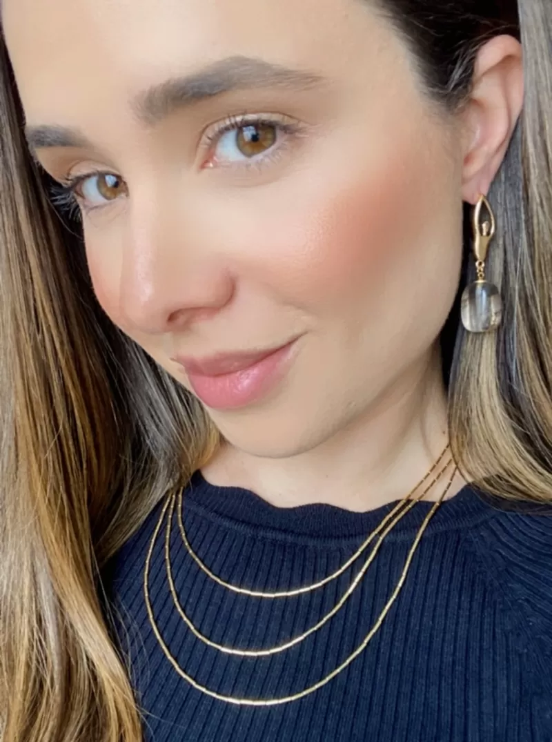 Mikabe - Earring Ballet Smoky Quartz - MK1128