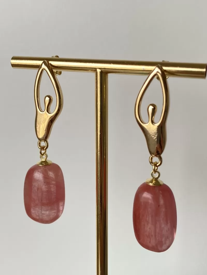 Mikabe - Earring Ballet Quartz Cherry - MK1129