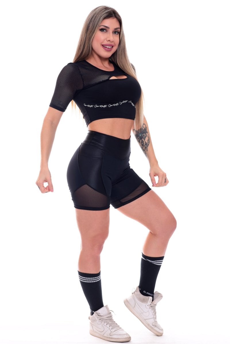 Garotafit - Elite Black Shorts - SH518A