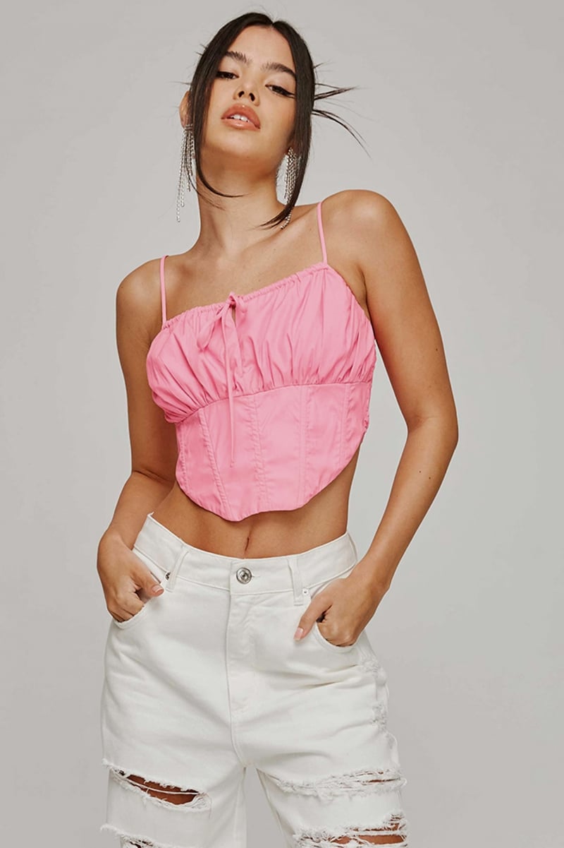 MYFT - STRIP CORSET BLOUSE - 502BL005754 MYFT - STRIP CORSET BLOUSE - 502BL005754