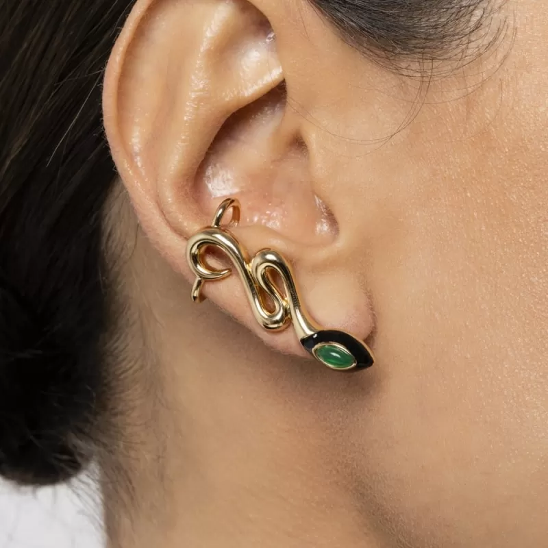 Mikabe - Earring Ear Cuff Snake - MK1197