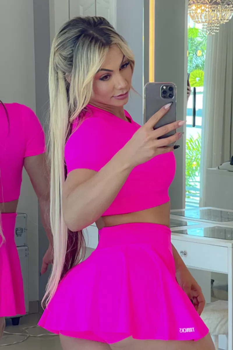 Elastic Power Trincks - Cropped Beach Pink - cp-023233 Elastic Power Trincks - Cropped Beach Pink - cp-023233