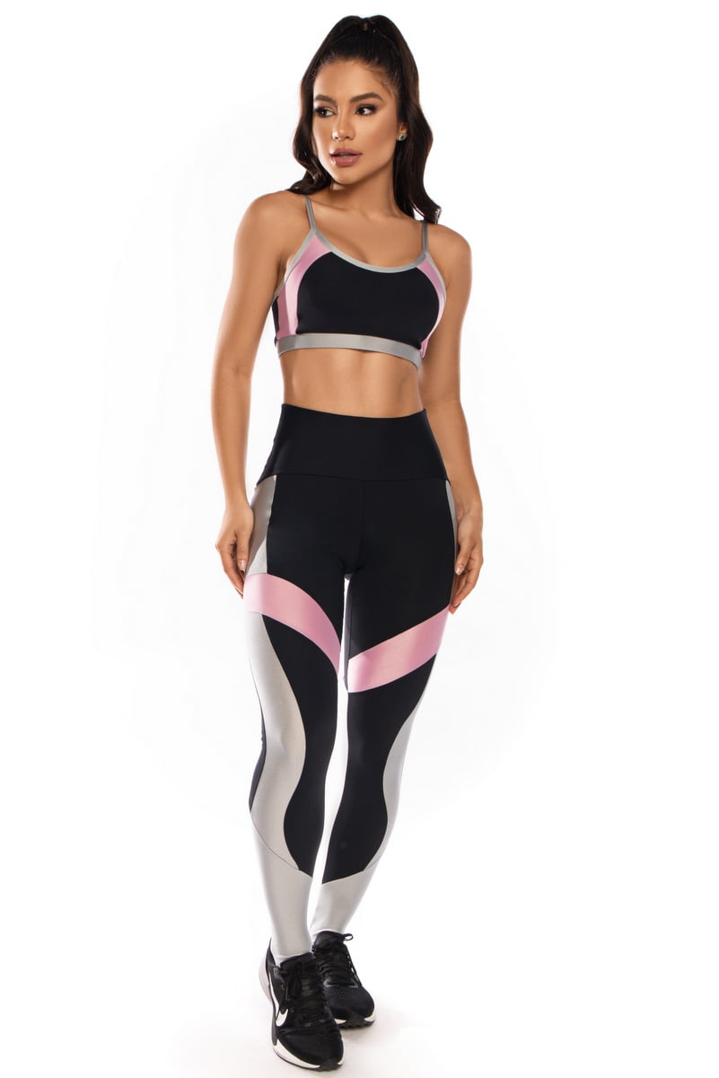 Lets Gym - Black Iconic Leggings - 1724PT Lets Gym - Black Iconic Leggings - 1724PT