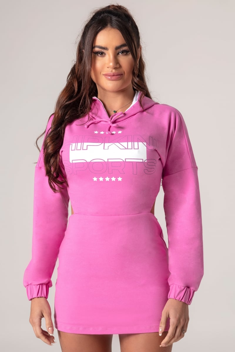 Hipkini - Dress Amazing Fitness Pink Long Sleeve - 3339475
