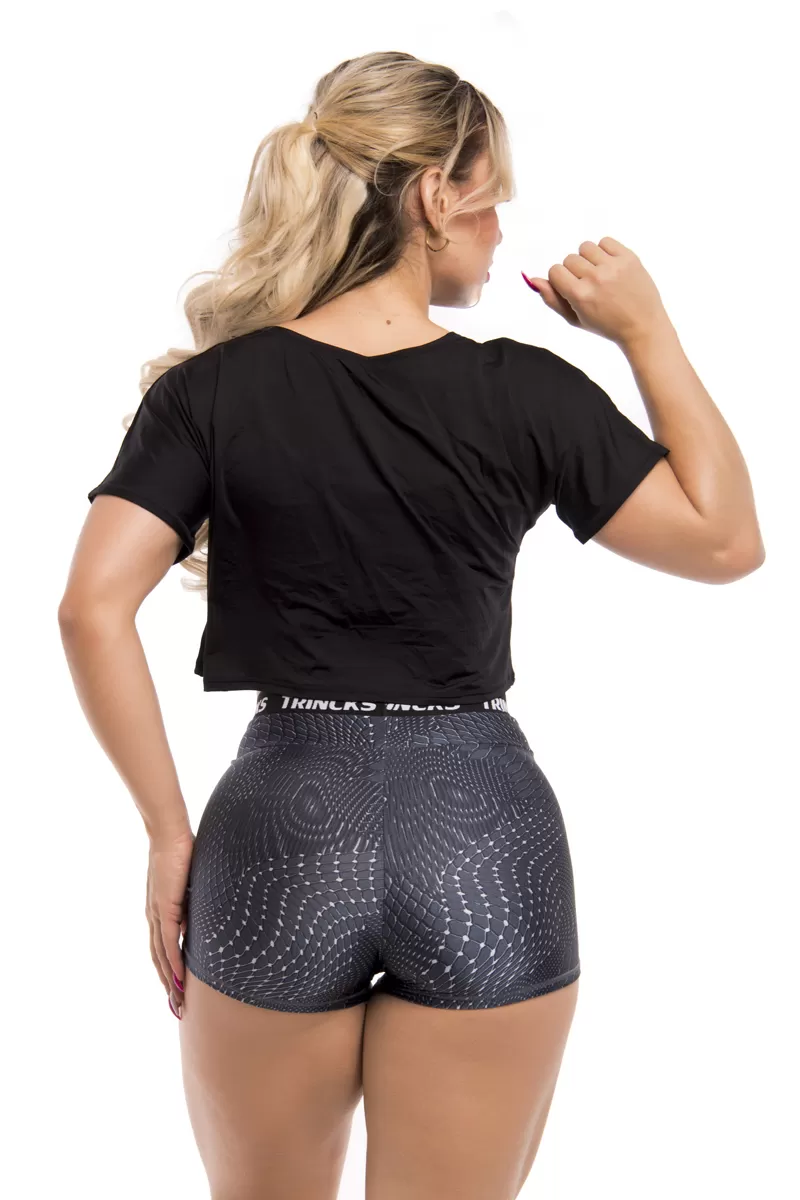 Elastic Power Trincks - Cropped Style Black White - cp-011902 Elastic Power Trincks - Cropped Style Black White - cp-011902