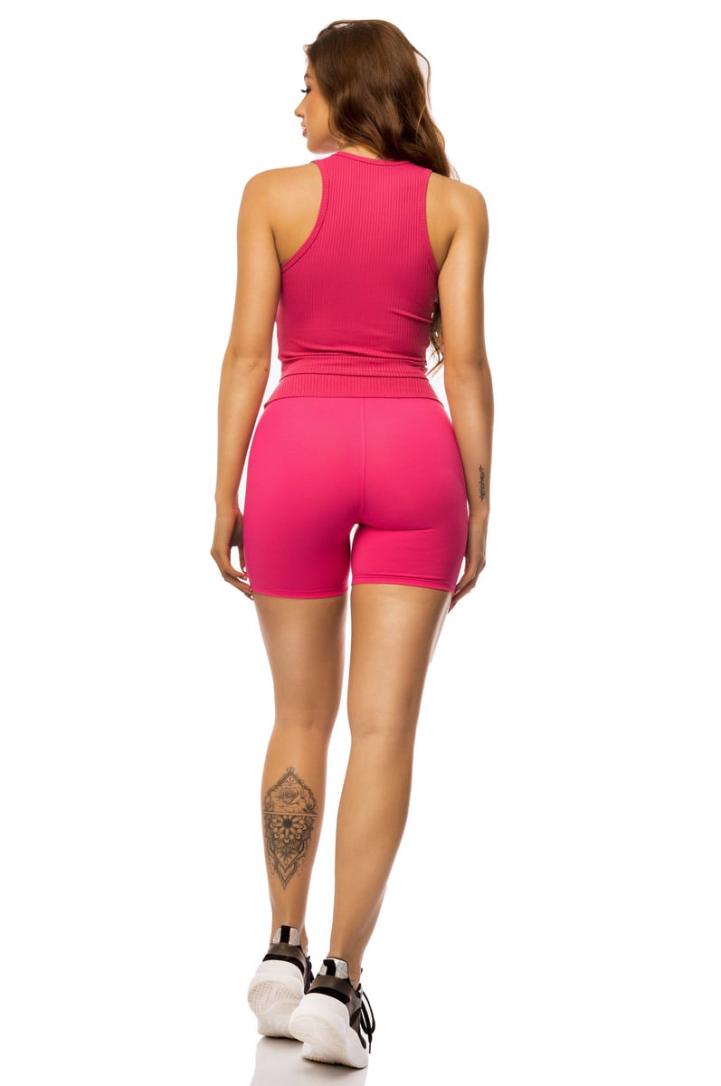 Lets Gym - Short Purpose Pink Pink - 1731RP Lets Gym - Short Purpose Pink Pink - 1731RP