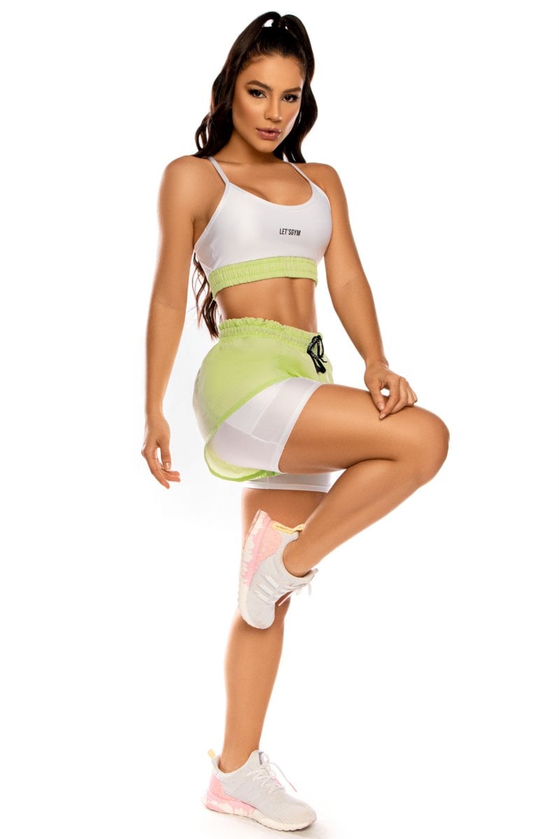 Lets Gym - Modern Green Shorts - 1742BRLM Lets Gym - Modern Green Shorts - 1742BRLM