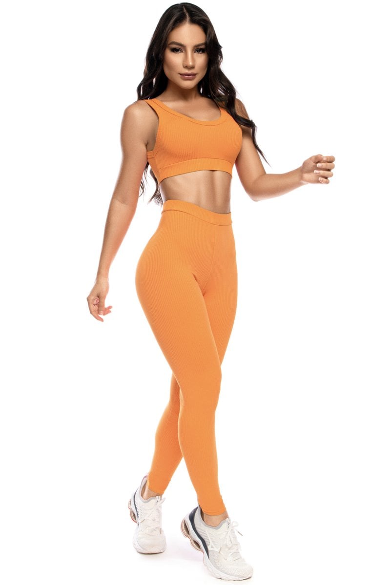 Lets Gym - Comfort Rib Sleeve Leggings - 1685AMG Lets Gym - Comfort Rib Sleeve Leggings - 1685AMG
