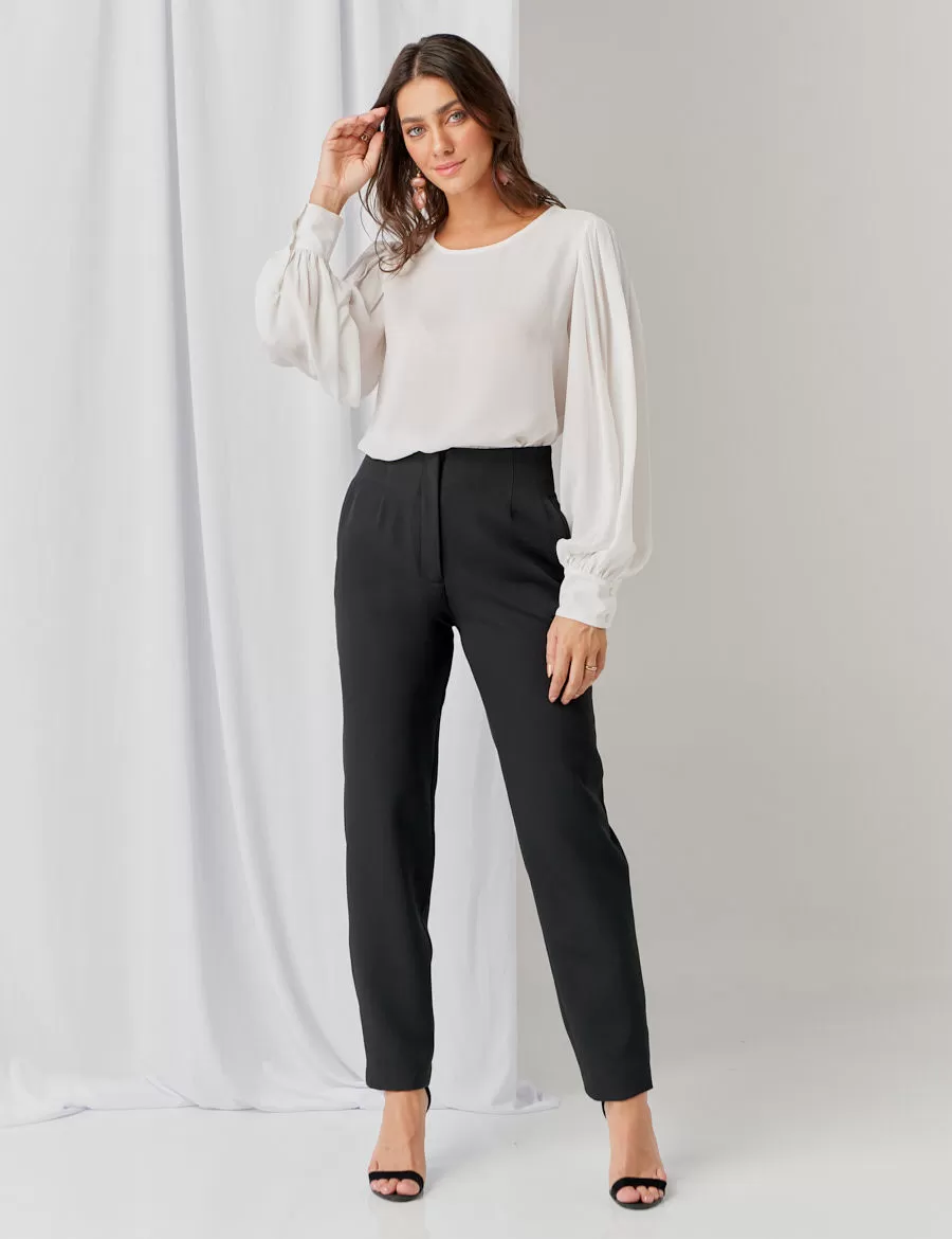 Innocence - Innnocence Social Pants Lined Black - 30823PRET Innocence - Innnocence Social Pants Lined Black - 30823PRET
