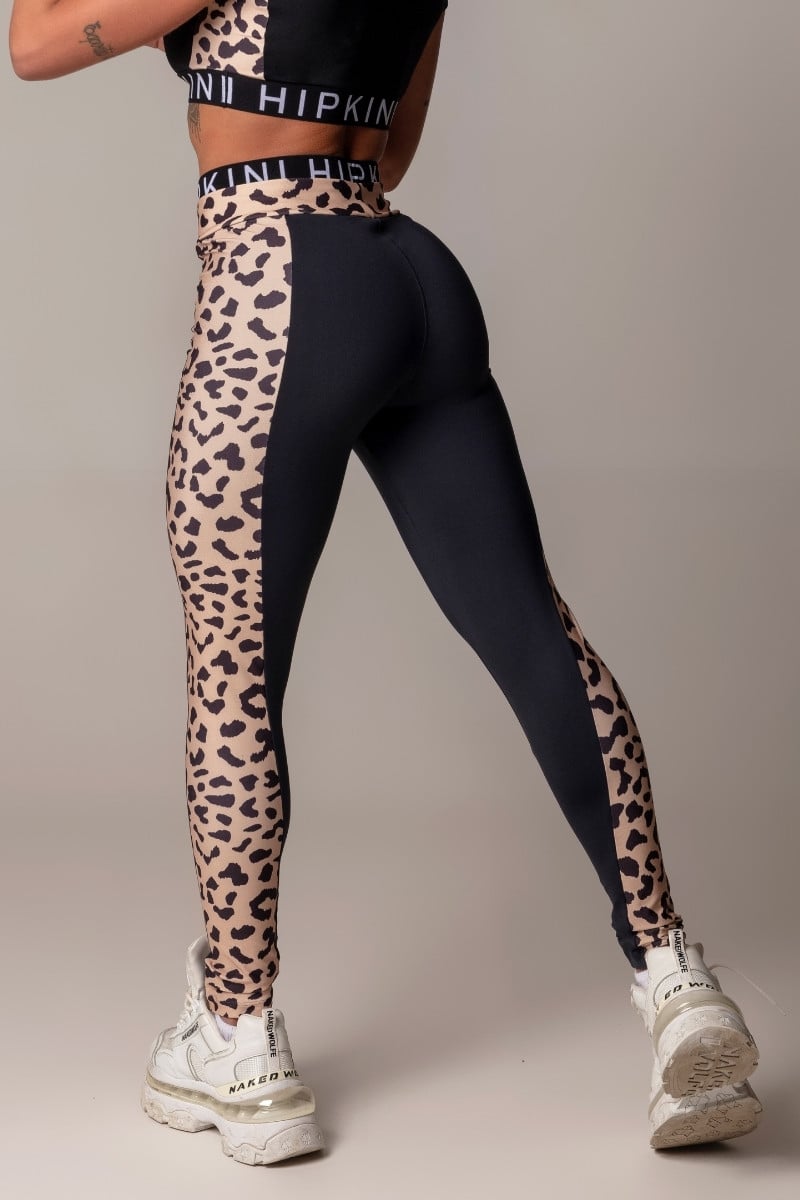 Hipkini - Leggings Walk Fitness Black Double Waist - 3339521