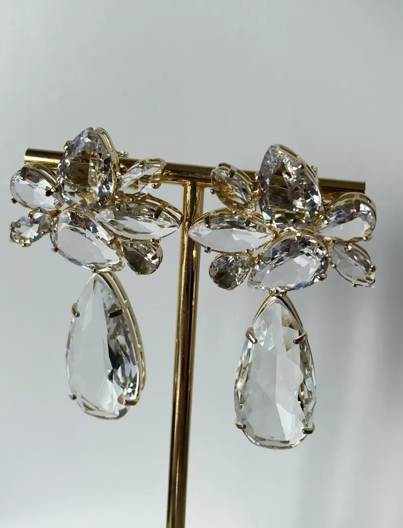 Mikabe - Crystal Zirconia Party Earring - MK1233