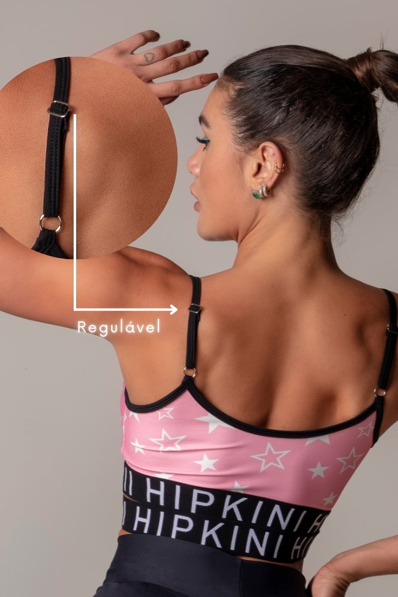 Hipkini - Top Walk Fitness With Star and Cross Elastic - 3339586