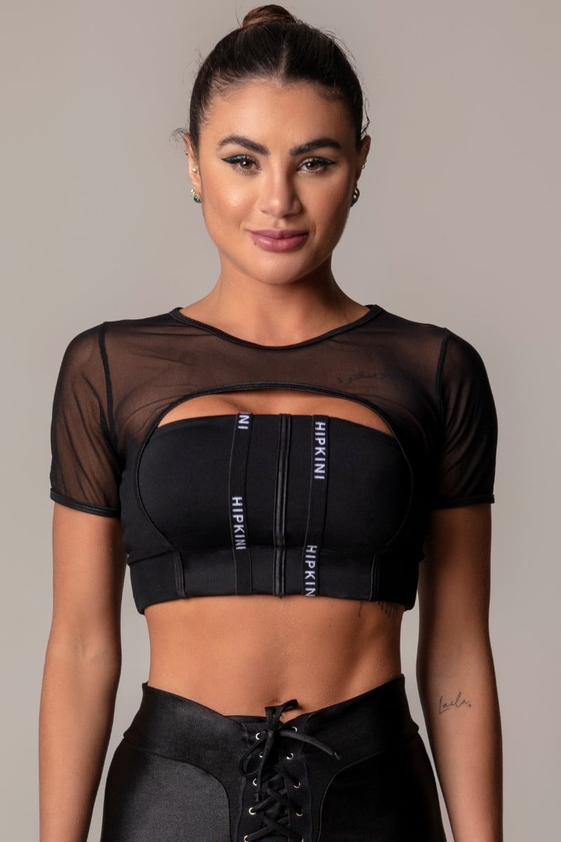Hipkini - Top Walk Fitness Black Corset - 3339538