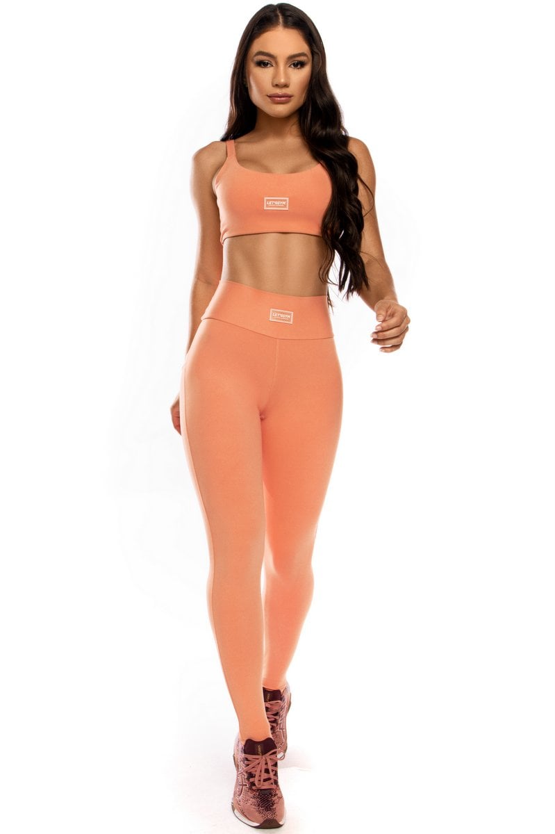 Lets Gym - Leggings Basic Colors Orange - 1713OR Lets Gym - Leggings Basic Colors Orange - 1713OR