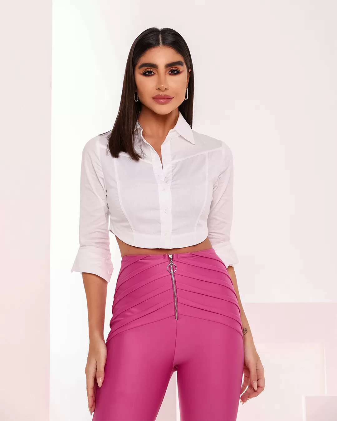 Dot Clothing - Pants Dot Clothing Prada Pleats Pink - 1677ROS Dot Clothing - Pants Dot Clothing Prada Pleats Pink - 1677ROS