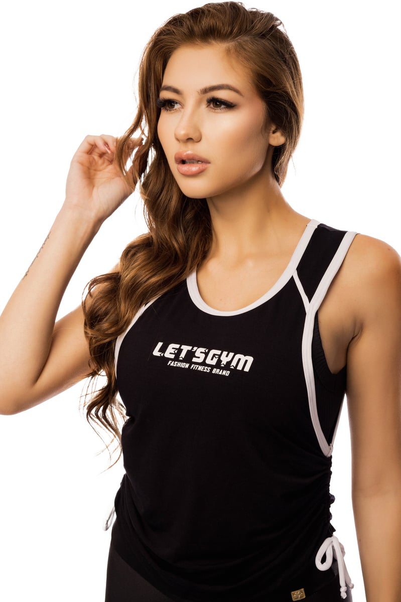 Lets Gym - Tank Shirt Space Black - 1756PT Lets Gym - Tank Shirt Space Black - 1756PT
