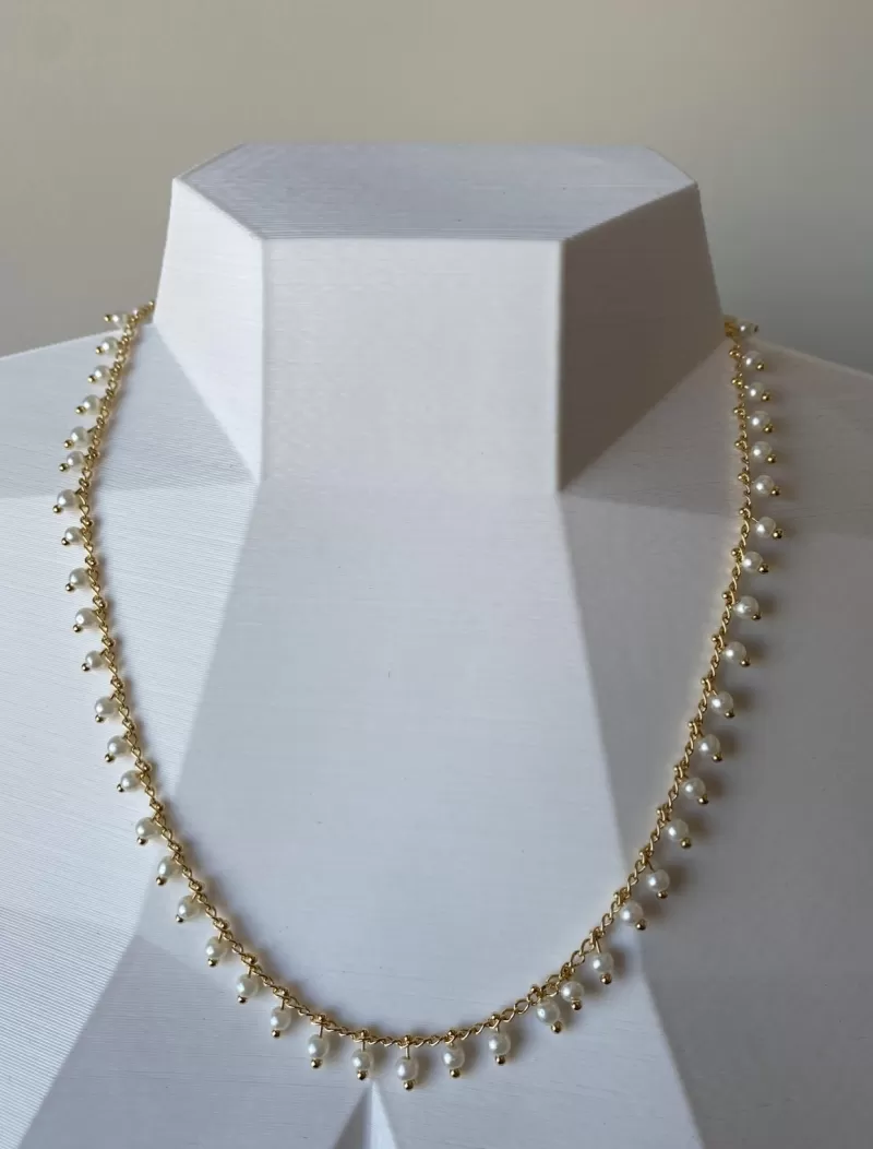 Mikabe - Choker Pearl Hangers - MK1297