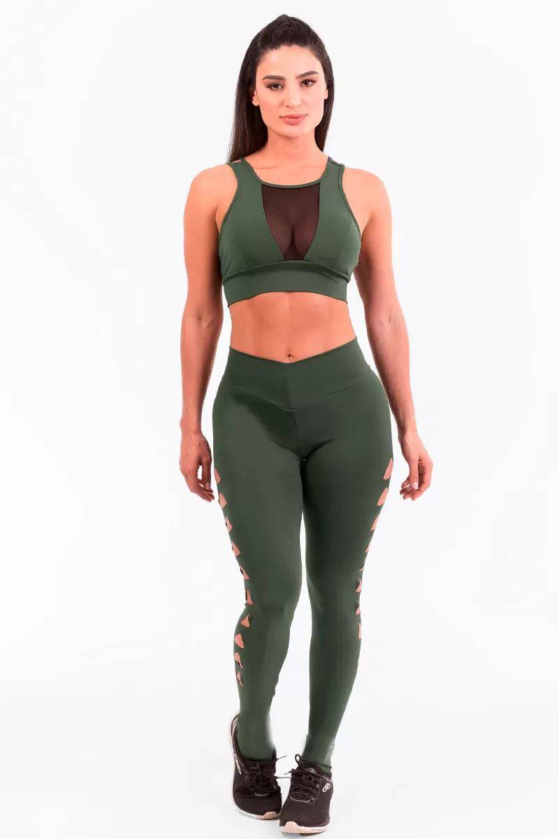Canoan - Patricia Verde Militar Leggings - 11767 Canoan - Patricia Verde Militar Leggings - 11767