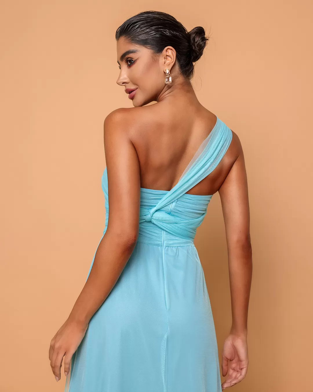 Dot Clothing - Dress Dot Clothing Long Multiform Tulle Light Blue - 1725AZCL Dot Clothing - Dress Dot Clothing Long Multiform Tulle Light Blue - 1725AZCL