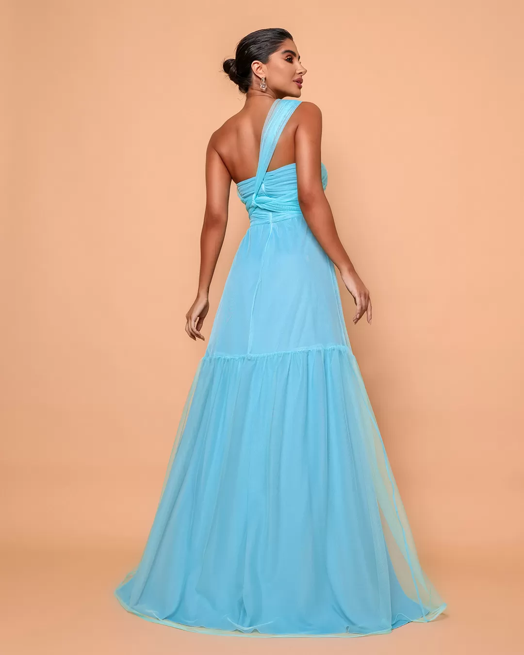 Dot Clothing - Dress Dot Clothing Long Multiform Tulle Light Blue - 1725AZCL Dot Clothing - Dress Dot Clothing Long Multiform Tulle Light Blue - 1725AZCL