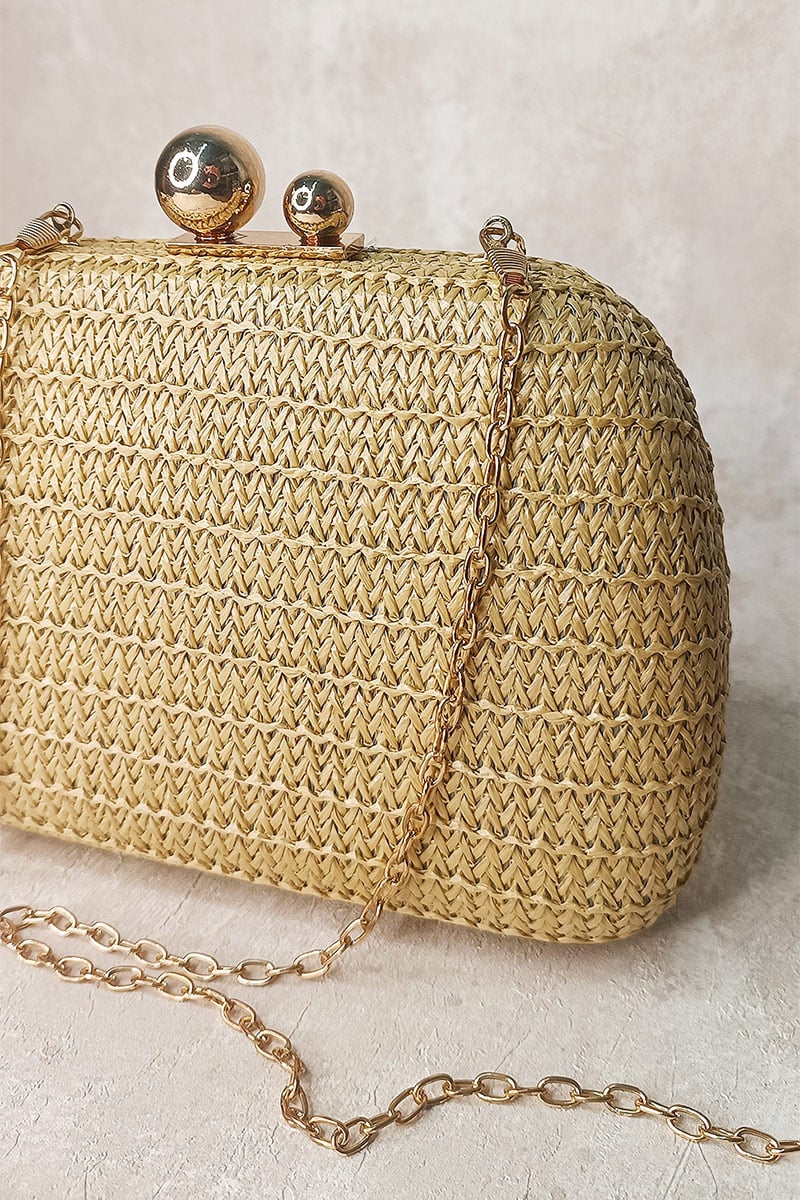 Bauarte - Bolsa Bauarte Palha Bege - 04568972244BEG Bauarte - Bolsa Bauarte Palha Bege - 04568972244BEG