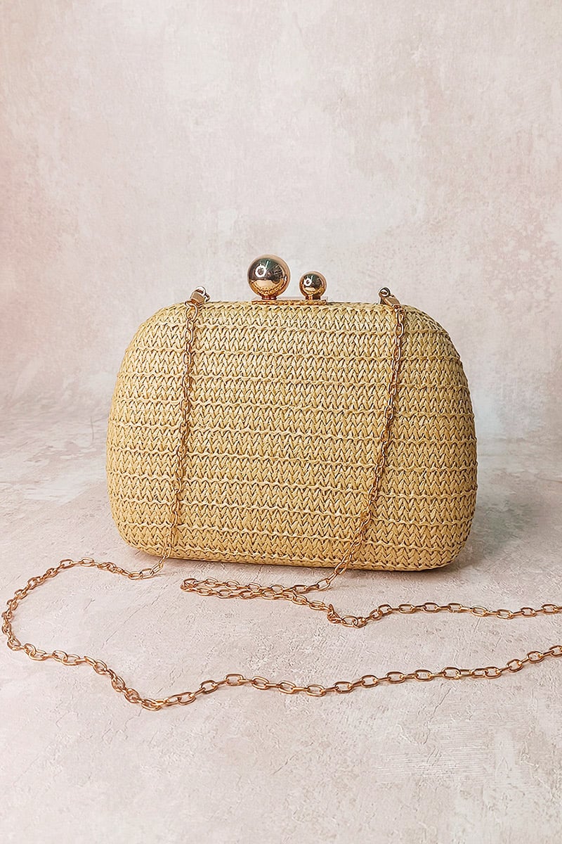 Bauarte - Bolsa Bauarte Palha Bege - 04568972244BEG Bauarte - Bolsa Bauarte Palha Bege - 04568972244BEG