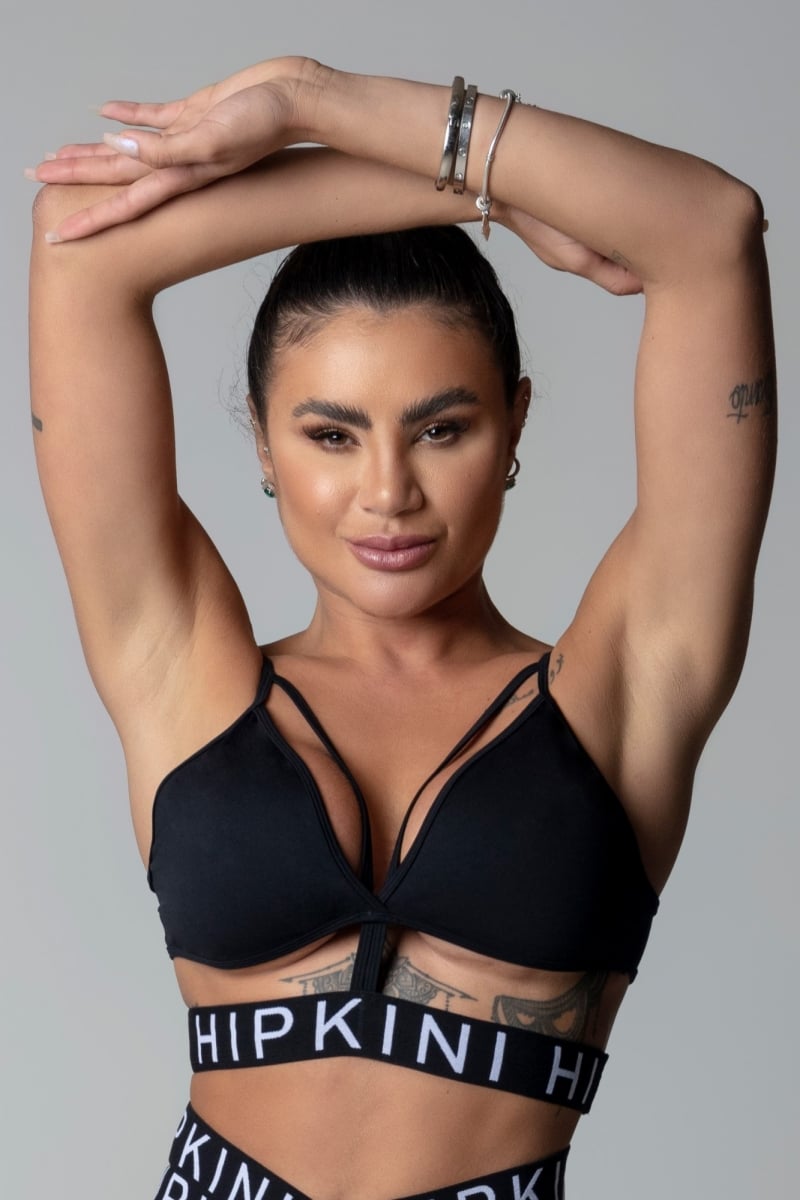 Hipkini - Top Hi Gorgeous Fitness Black with Elastic - 3339580