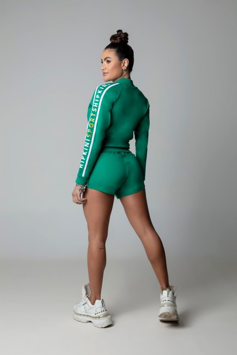 Hipkini - Coat Hi Gorgeous Fitness by Blouse Green - 3339564 Hipkini - Coat Hi Gorgeous Fitness by Blouse Green - 3339564