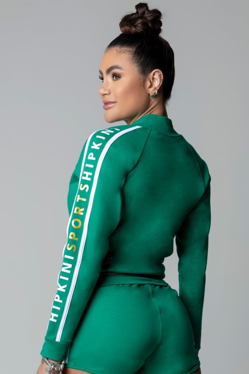 Hipkini - Coat Hi Gorgeous Fitness by Blouse Green - 3339564 Hipkini - Coat Hi Gorgeous Fitness by Blouse Green - 3339564