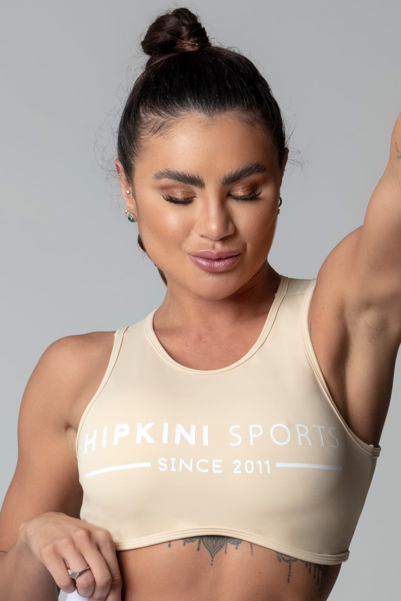 Hipkini - Top Hi Gorgeous Fitness Beige with Silk - 3339589