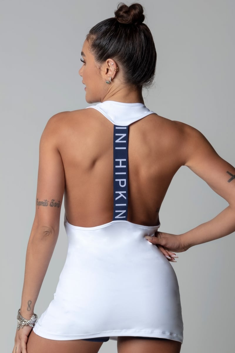 Hipkini - Large T-Shirt Hi Gorgeous Fitness White Elastic in the Back - 3339555 Hipkini - Large T-Shirt Hi Gorgeous Fitness White Elastic in the Back - 3339555