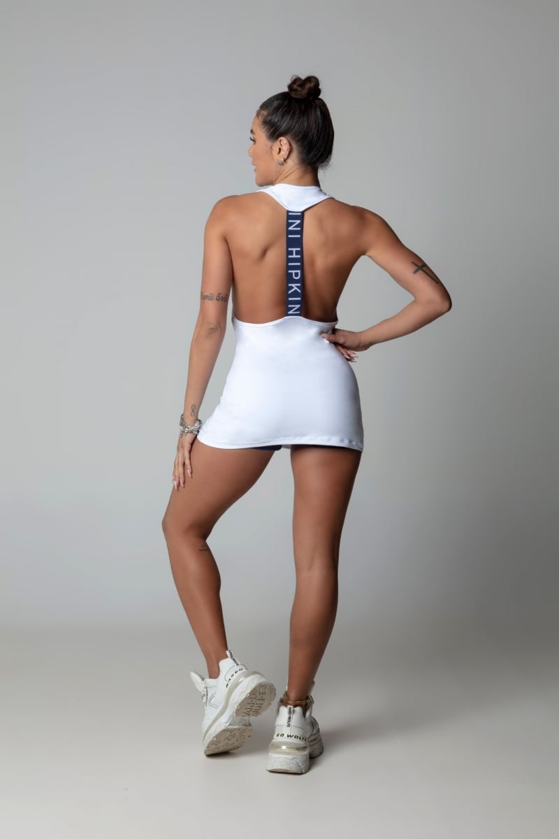 Hipkini - Large T-Shirt Hi Gorgeous Fitness White Elastic in the Back - 3339555 Hipkini - Large T-Shirt Hi Gorgeous Fitness White Elastic in the Back - 3339555