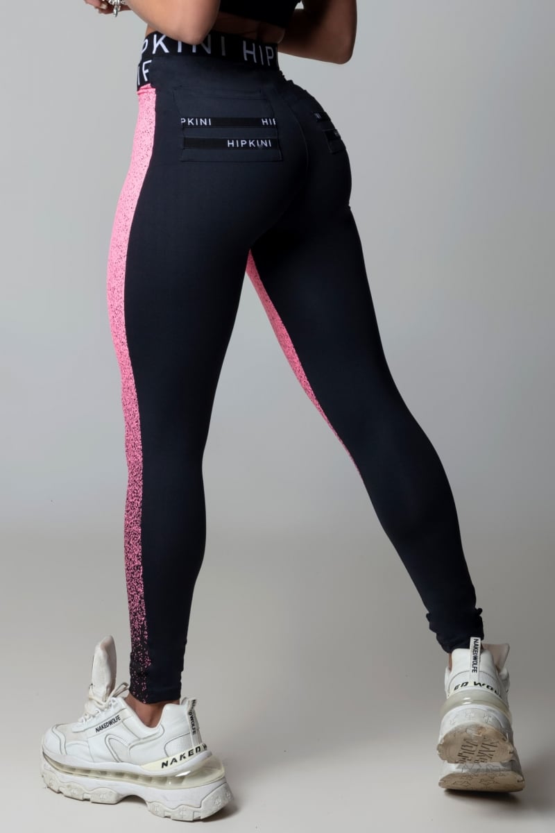 Hipkini - Hi Gorgeous Fitness Pink Leggings with Elastic Waistband - 3339770