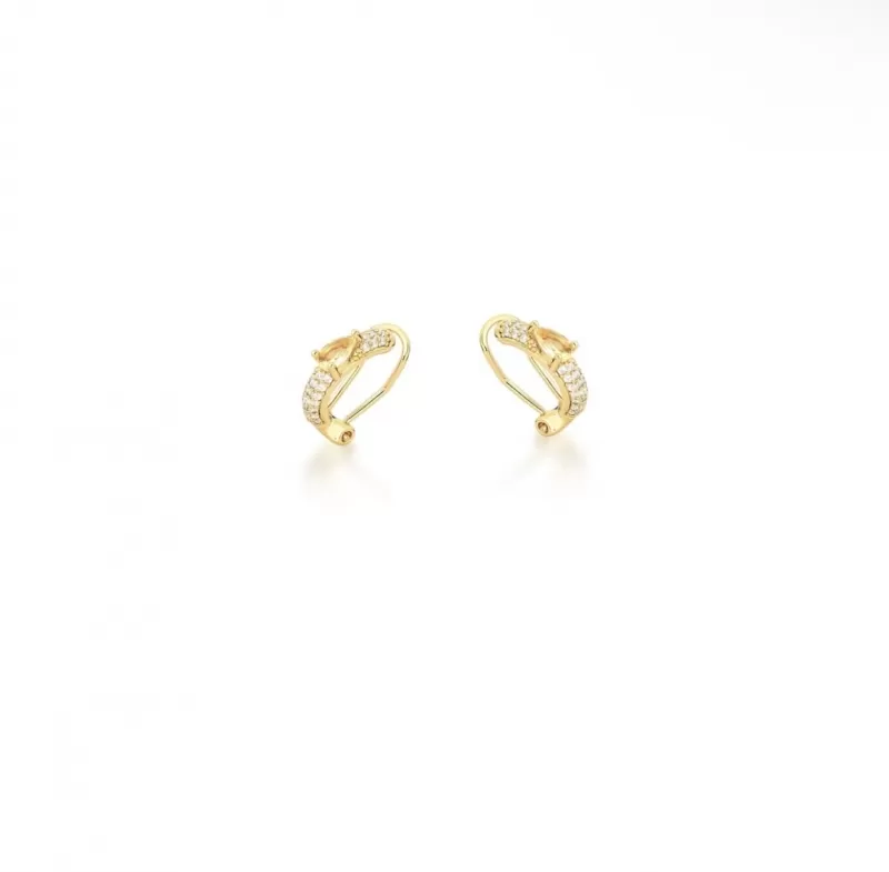 Mikabe - Citrine Color Zirconia Pressure Piercing - MK1338