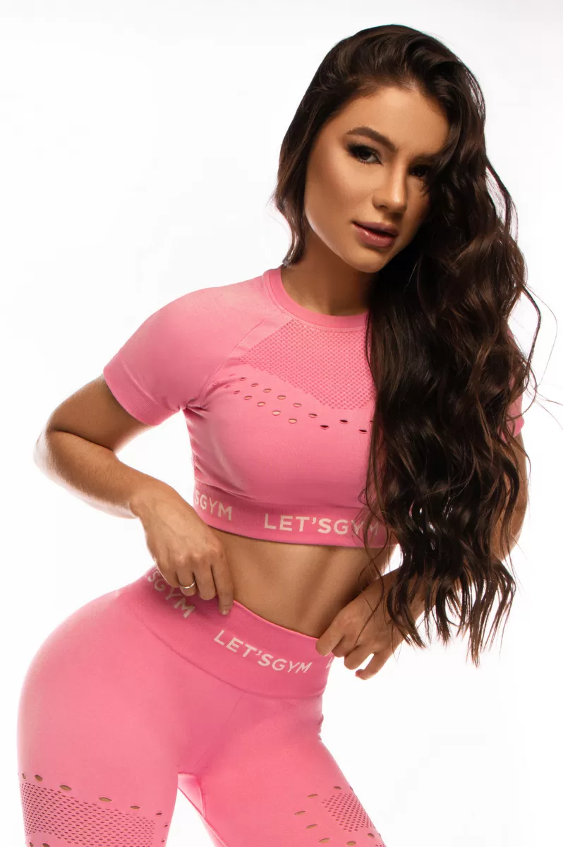 Lets Gym - Top Seamless Flex Pink - 1691RO Lets Gym - Top Seamless Flex Pink - 1691RO