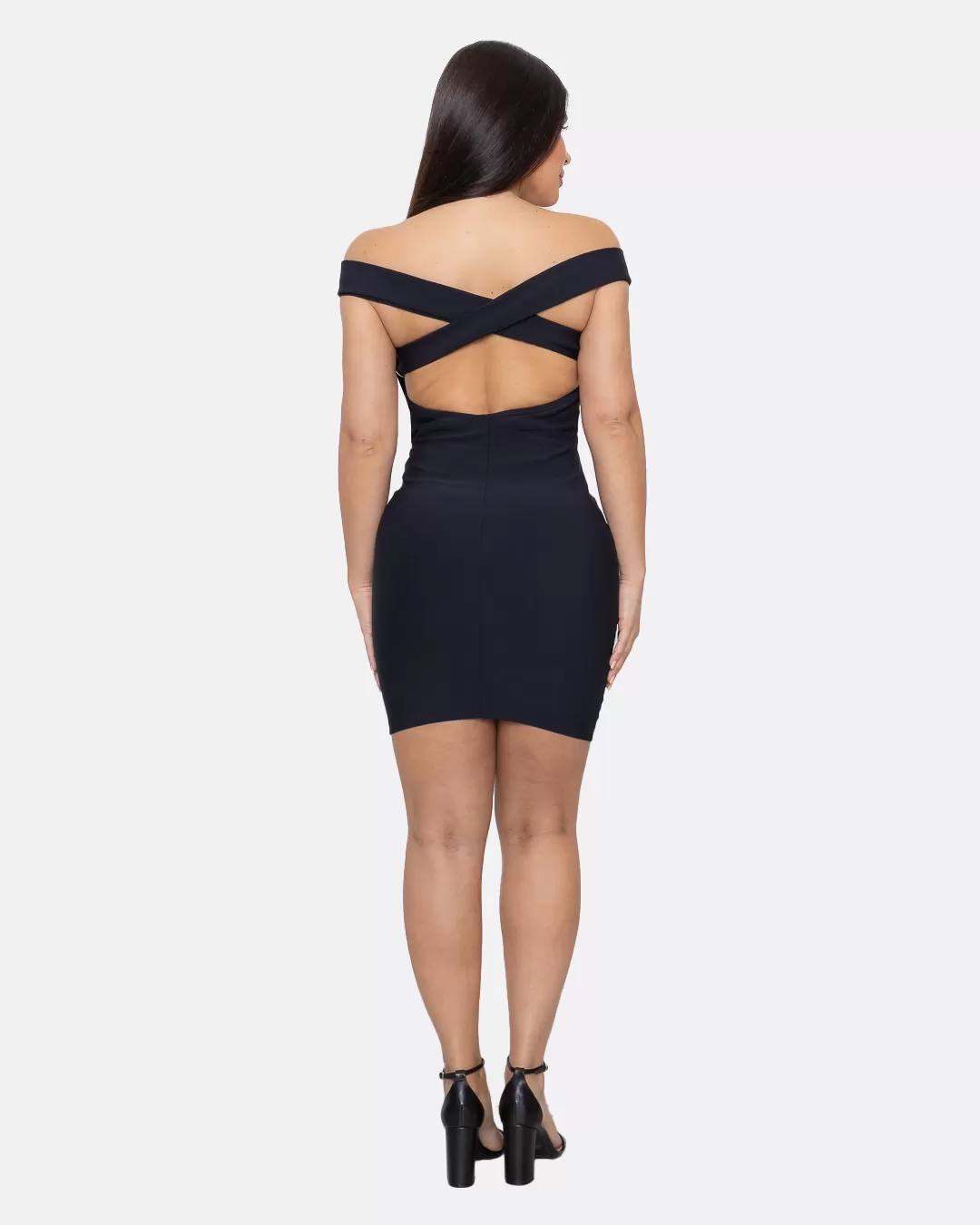 Limone - Dress Limone Just Shoulder to Shoulder Black - 03-3781PRETO Limone - Dress Limone Just Shoulder to Shoulder Black - 03-3781PRETO