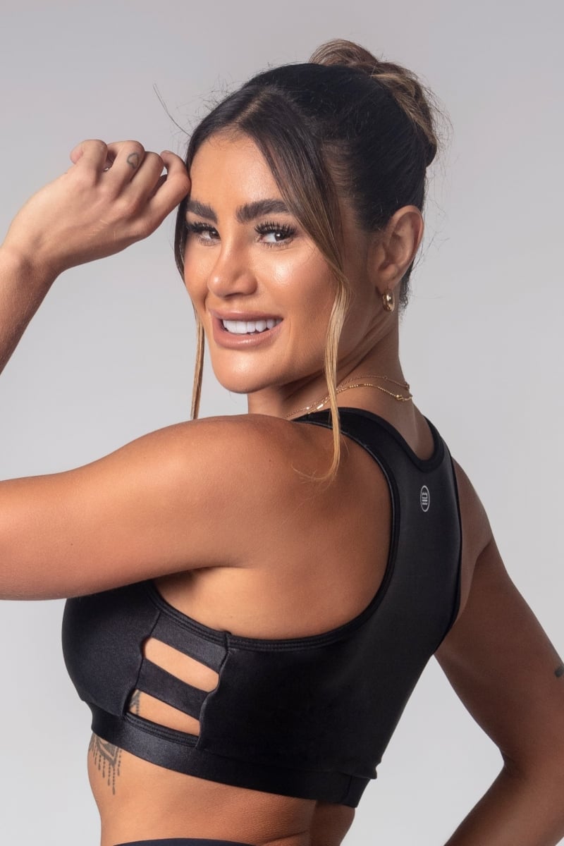 Hipkini - Top Game Fitness Black with tulle - 3339650 Hipkini - Top Game Fitness Black with tulle - 3339650