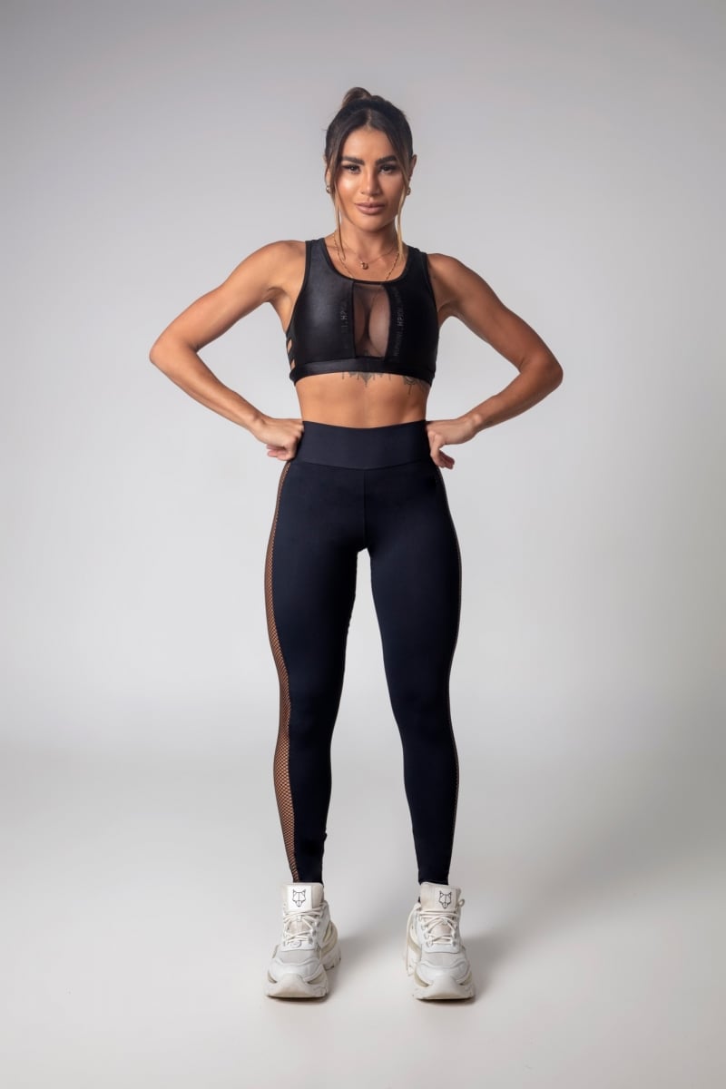 Hipkini - Top Game Fitness Black with tulle - 3339650 Hipkini - Top Game Fitness Black with tulle - 3339650
