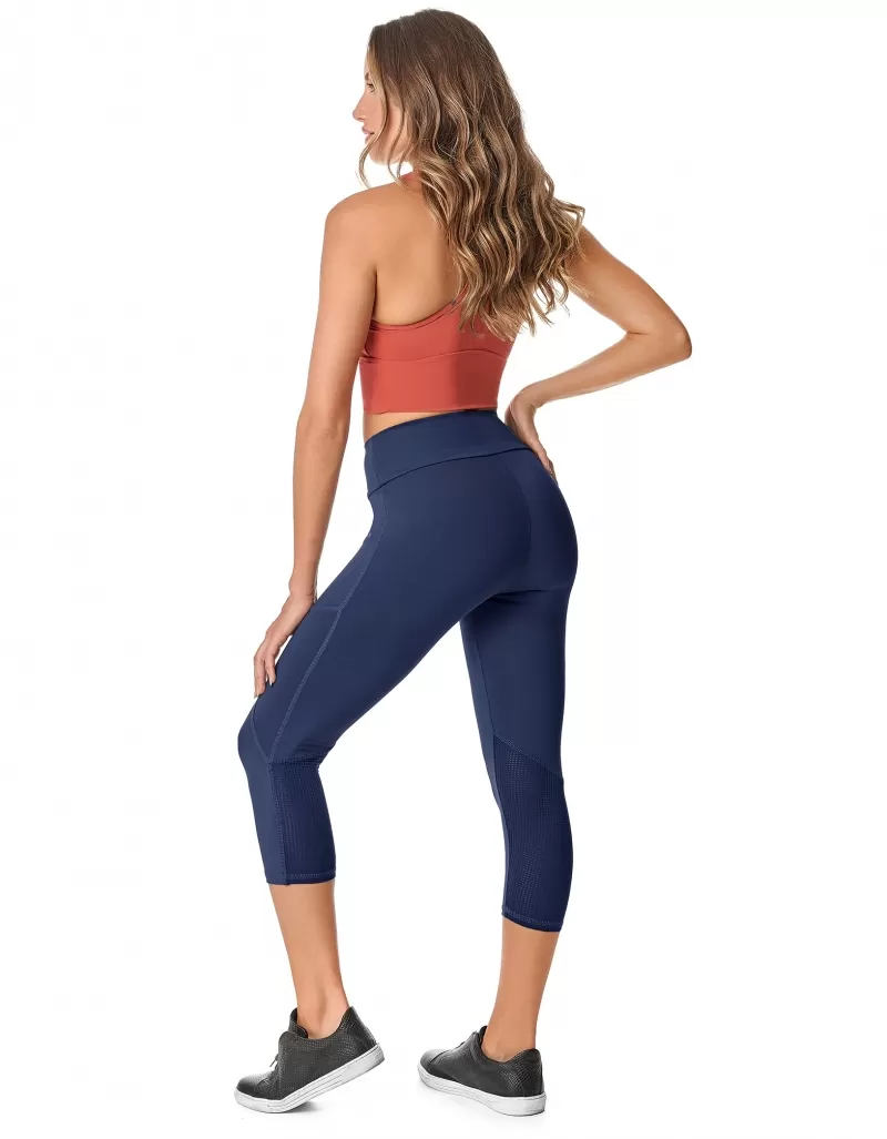 Vestem - Navy Blue Energy Leggings - LEG75.ESS.C0028 Vestem - Navy Blue Energy Leggings - LEG75.ESS.C0028