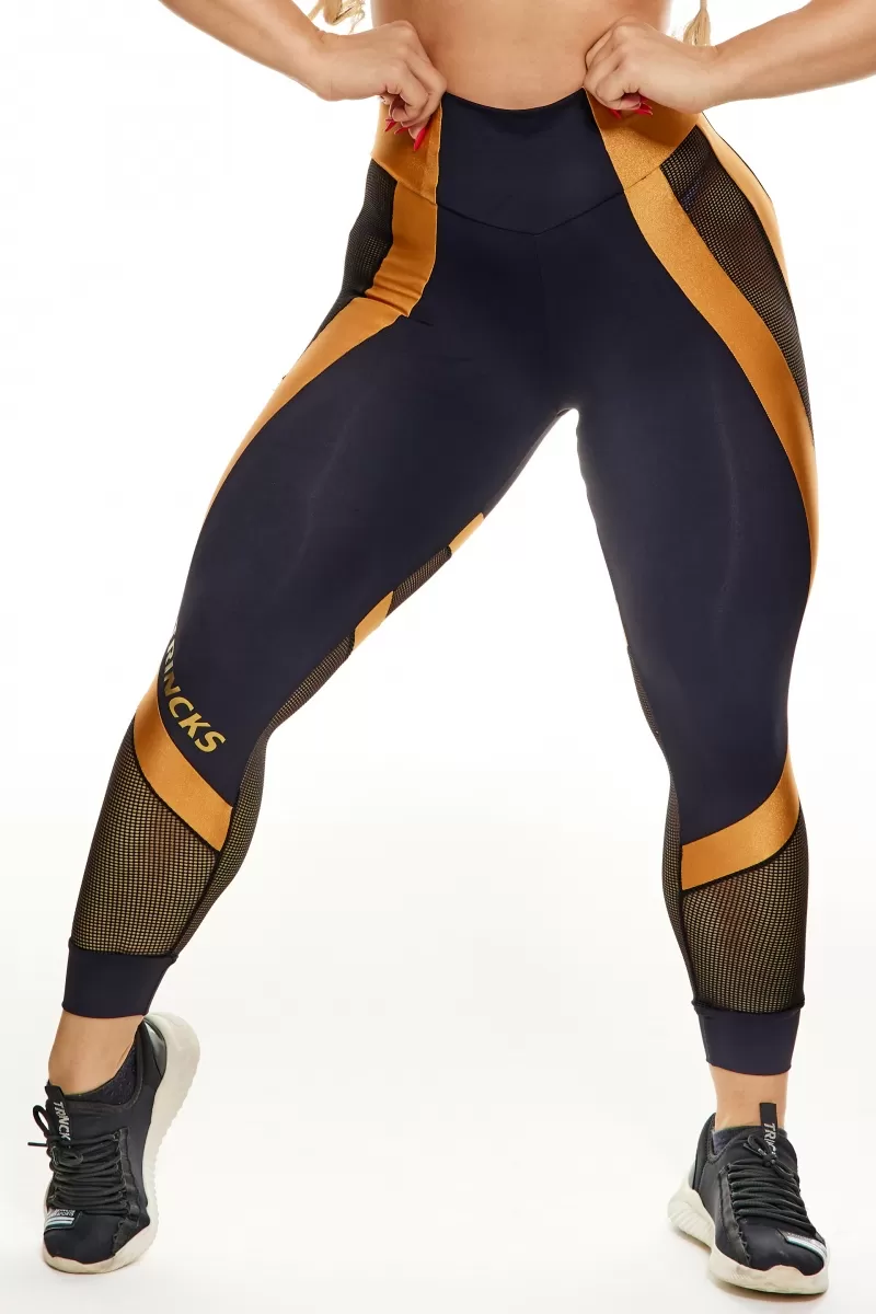 Trincks - Leggings FitDoll Black Gold - 