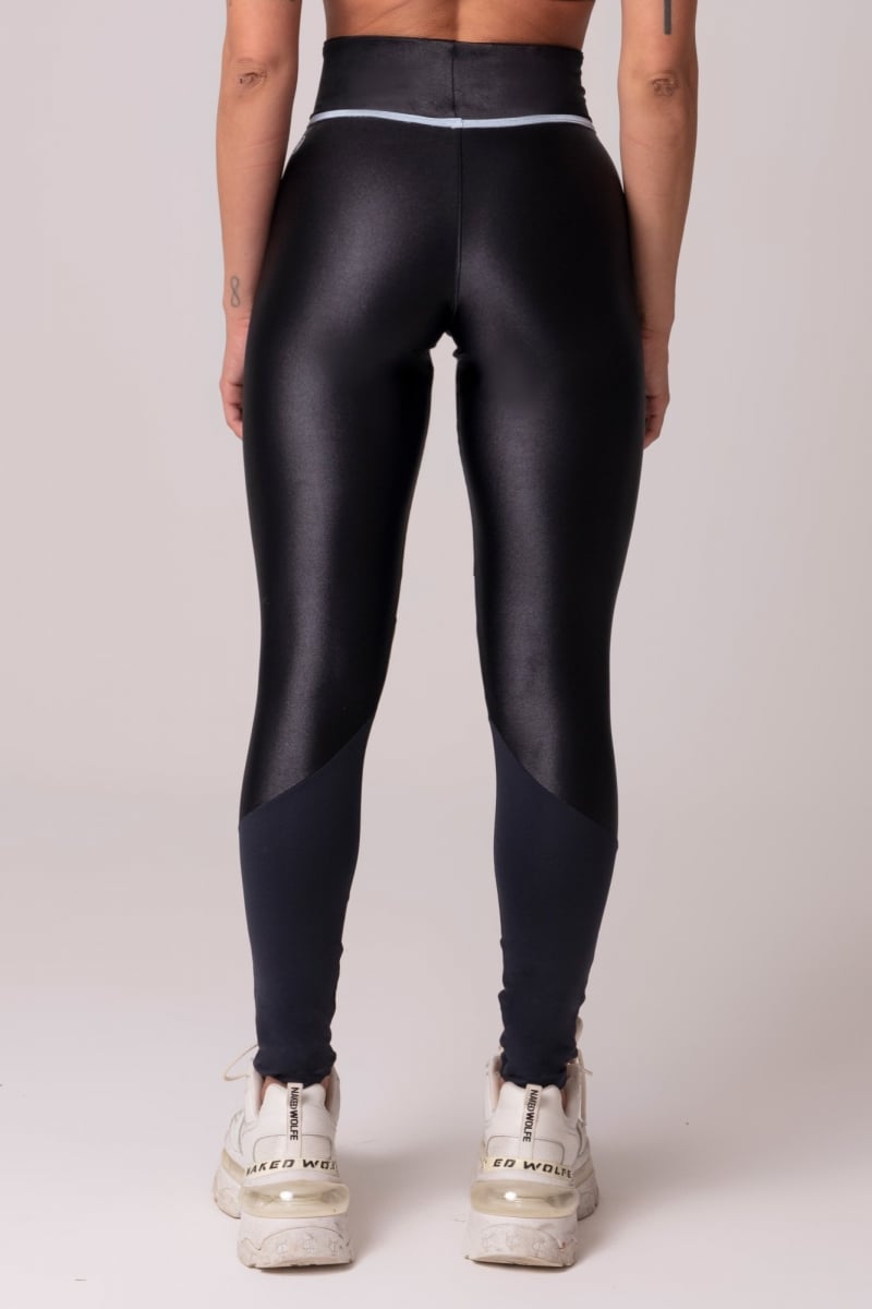 Hipkini - Luxury Fitness Glossy Black Leggings - 3339704