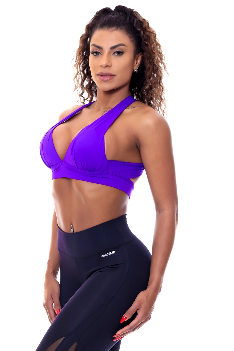 Garotafit - Top with Purple Bulge Top - TOB09PG Garotafit - Top with Purple Bulge Top - TOB09PG