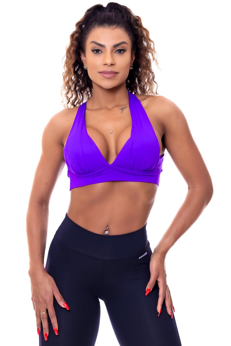 Garotafit - Top with Purple Bulge Top - TOB09PG Garotafit - Top with Purple Bulge Top - TOB09PG