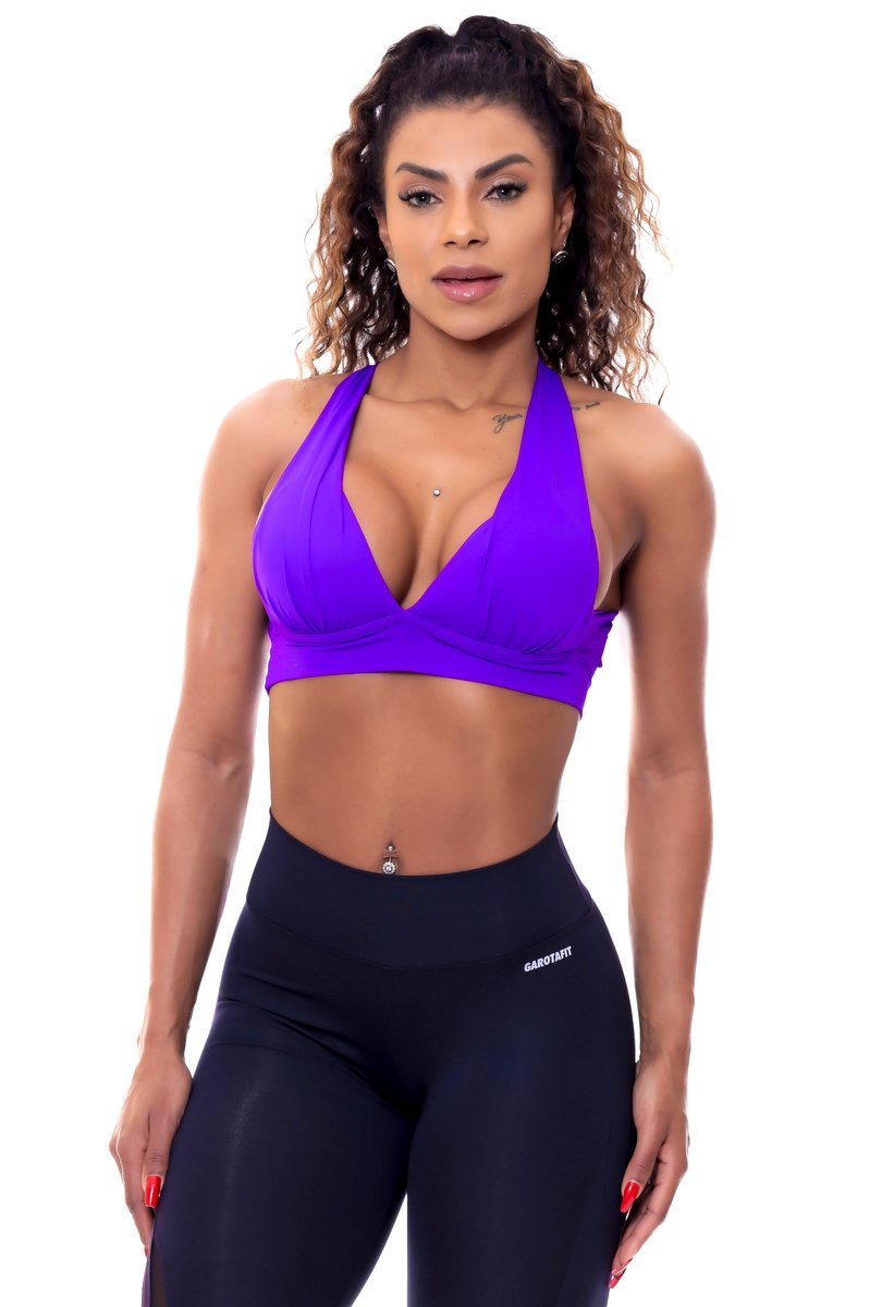 Garotafit - Top with Purple Bulge Top - TOB09PG Garotafit - Top with Purple Bulge Top - TOB09PG