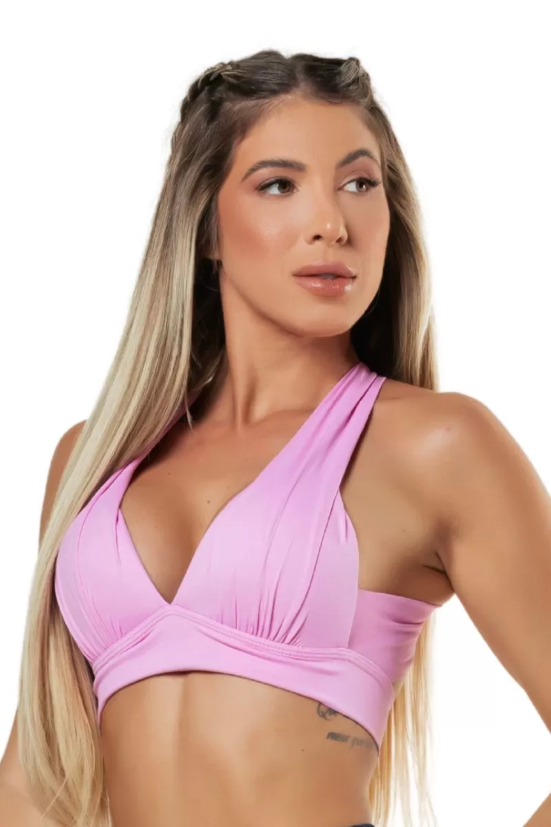 Garotafit - Top with Baby Pink Bulge Top - TOB09DB Garotafit - Top with Baby Pink Bulge Top - TOB09DB